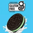 thumbnail image 4 of OREO Gluten Free Mint Creme Chocolate Sandwich Cookies, Gluten Free Cookies, 12.47 oz, 4 of 14
