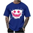 thumbnail image 2 of Men's Graphic Tees Printed Casual Summer Tee Tops Short Sleeve T-Shirts Fashion Tees, 2 of 7