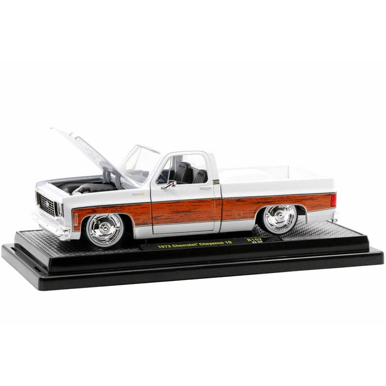 M2 Machines 1973 Chevy Cheyenne 10 Diecast Model Car, Bright