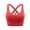 Red, variant on Joau Sports Bra for Women Padded Medium Support Criss Cross Strappy Back Bras Comfort Seamless High Impact Yoga Exercise Athletic Bras