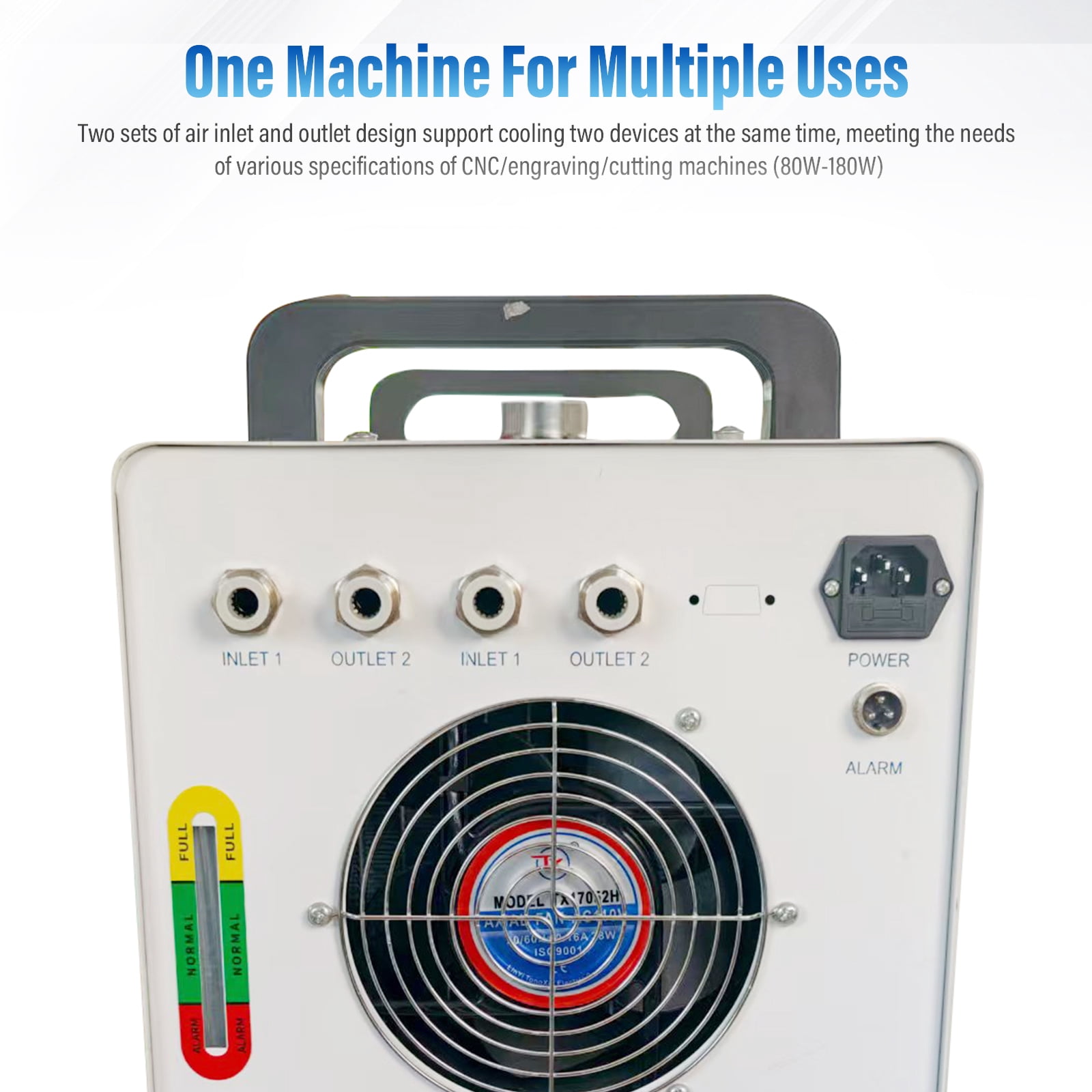 Mulaxen Cold Plunge With Chiller Large Capacity Cold Plunge Water Chiller Water Chiller with Viewing Window Industry For Winter & Summer Use honest