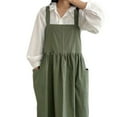 thumbnail image 3 of Cotton Linen Waterproof High Waist Ladies Apron, 3 of 13