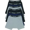 thumbnail image 2 of ToBeInStyle Boy's Pack of 6 Assorted Cotton Boxer Briefs - Small, 2 of 7