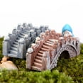 thumbnail image 2 of 2Pcs Retro Arch Bridge Fish Tank Aquarium Micro Landscape Miniature Ornaments, 2 of 7