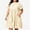 Orange, variant on Summer Dresses for Women 2026 Womens Dress Flowy Plus Size Summer Tiered Plaid Ruffle Short Sleeved Round Neck Casual Midi Dress with Pockets Yellow 2X