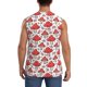 thumbnail image 4 of Fotbe Amanita Red Mushroom Men's Camiseta sin Mangas Estampada para Hombres, Playera Casual para Gimnasio, Entrenamiento, Playa-Medium, 4 of 7