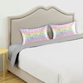 thumbnail image 5 of Haosy Satin Pillowcase for Hair and Skin Standard Cooling Silk Pillow Case with Envelope Closure Rabbits Cats Tigers Dogs 20"x26", 5 of 9