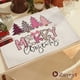 thumbnail image 1 of Mantel Individual rosa para decoración de árbol de Navidad, bonito posavasos Kawaii, taza de café, estera de lino para el hogar, decoración de vacaciones de Navidad, 42x32cm, 2023, 1 of 4