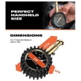 thumbnail image 2 of Manómetro de presión de neumáticos (0-60 PSI) para trabajo pesado, con dial incandescente, manómetro de presión baja a alta como se muestra, 2 of 5