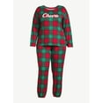 thumbnail image 5 of Joyspun Women’s Long Sleeve Tee and Joggers, 2-Piece Pajama Set, Sizes S-3X, 5 of 5