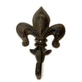 thumbnail image 3 of Fleur de Lis Single Wall Hook Cast Iron, 3 of 3