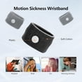thumbnail image 2 of XIRQI Motion Sickness Wristband,Anti-Nausea Acupressure Wrist Band for Nausea Relief,Dizziness and Vomiting from Car Sea Boat Flying Travel Sickness for Adults and Kids(Black,Large,2 Pairs), 2 of 7