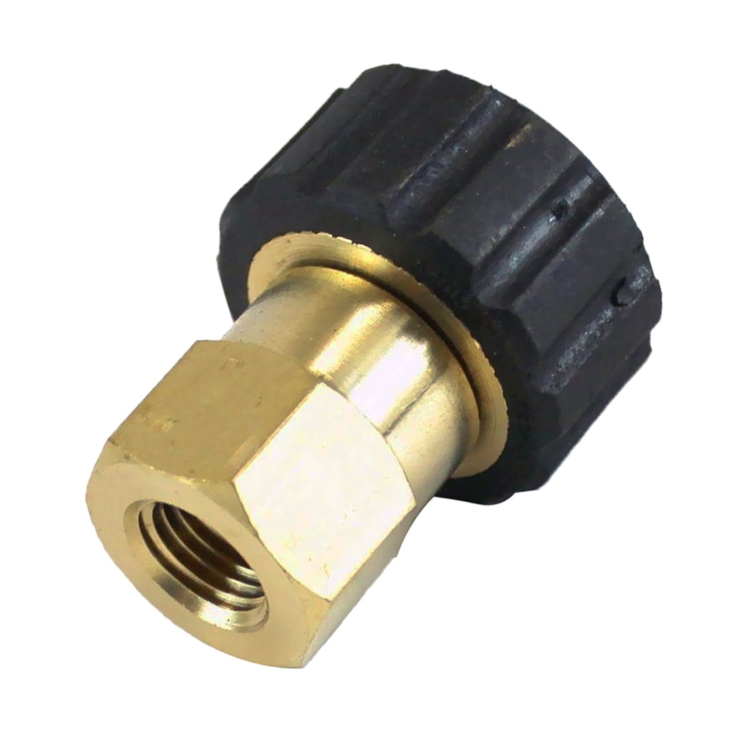 Pressure Washer Twist Type Quick Connector With 22mm Female X 3/8" Female 