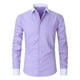 thumbnail image 1 of Blusa y camisa de manga larga con cuello vuelto para hombre, cárdigan a rayas con cuello vuelto, camisa de botones de estilo profesional, blusa de poliéster para hombre, 1 of 2