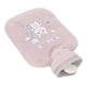 thumbnail image 4 of Bolsa de agua caliente portátil y bonita de PVC de 500 ml para estudiantes, acogedora compañera de noche en funda suave rosa o violeta, 4 of 8