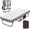 White-31"x75", variant on SOBREMESA 75" x 31" Folding Rollaway Bed for Adults, Foldable Single Size Metal Frame Bed with 5" Foam Mattress, Side Pocket, Space-Saving Design