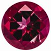 TOPAZ , BLAZING RED , 1.25MM ROUND NATURAL BRILLIANCE