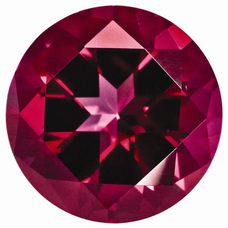 TOPAZ , BLAZING RED , 1.25MM ROUND NATURAL BRILLIANCE