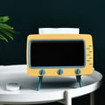 thumbnail image 5 of TV Shaped Tissue Box Cover with Phone Stand Holder for Living Room Bedside Table Office Desk, 5 of 6