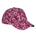 thumbnail image 3 of Kdxio Unisex Orchids Flowers Pattern Baseball Cap Unisex Washed Classic Adjustable Hat, 3 of 8