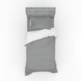 thumbnail image 1 of Ambesonne Vintage Bedding Set 3 Pcs, Continuous Nostalgia Lace, Twin XL, Dark Taupe Grey White, 1 of 3