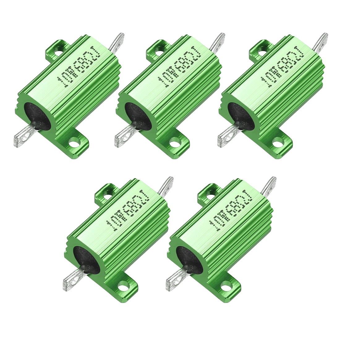 Resistenza In Alluminio 100W 15 Ohm - Bobinata, Tolleranza 5% - Gialla - Per Convertitori E LED, Sostituzione 100W 15RJ - 4
