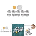 thumbnail image 3 of DIY Cloth Button Making Kit, Cloth Bag Cover Buttons Kit Round Button Base DIY Handmade Crafts Buckle Making Tools for Jewelry Toys Accessories,, 3 of 7