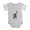 Heather Gray, variant on CafePress - Blue Tongue Skink - Cute Infant Baby Football Bodysuit