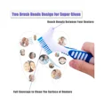 thumbnail image 2 of 4 Pack Denture Brushes With Double Sided Denture Cleaning Brush Heads For Denture Care, 2 of 5