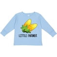 thumbnail image 3 of Inktastic Little Farmer with Corn Boys or Girls Long Sleeve Toddler T-Shirt, 3 of 5