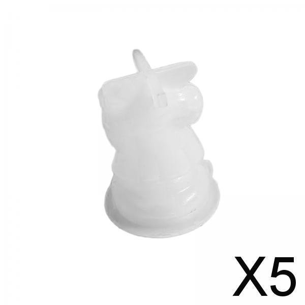Molde de Resina de Silicona para Tablero de Ajedrez Soledad Caballero 5 piezas