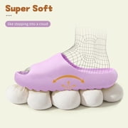 Kids Cloud Slides Slippers For Girls Boys,Pillow House Slippers Non-Slip Super Soft Quick Drying Shower Cushioned Slides Bathroom Thick Sole Sandals Indoor Outdoor Slippers