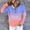 Blue Sweatshirt for Winter, variant on Women's Drawstring Gradient Hoodies Sweatshirt Fall Winter Long Sleeve Button Down Pullover Sweatshirts With Pockets Purple XXL