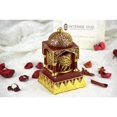 thumbnail image 2 of Engraved Calligraphy Style Minaret Incense Bakhoor Burner - 6 in. Red, 2 of 4