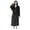 A-Black, variant on Azrian Adult Mens,Sleepwear Robes & Bathrobes,Men Fleece Solid Casual Waist Tie Cardigan Pocket Long Sleeve Hooded Bathrobe,Sizes S-5XL