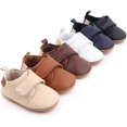 thumbnail image 2 of Infant Baby Boys Girls Classic PU Leather Wedding Loafers Brogue Toddler Oxford Dress Shoes First Steps Walking Flat Lazy Crib Shoe, 2 of 6