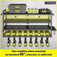 thumbnail image 3 of Organisateur d'Outils Électriques-8 Support Mural 4 Couches Métal Robuste Rangement d'Outils de Garage avec Tournevis/plis/marteau, 3 of 6