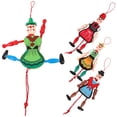 thumbnail image 4 of Raindrops Set of 4 Wooden Marionette Puppets in Assorted Colors - Fun Hanging Puppet Decor for Kids and Home, 4 of 8