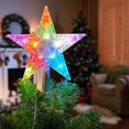 thumbnail image 3 of Arbre de Noël Étoile Led Multicolore 8.5 Pouces à Piles, 3 of 5