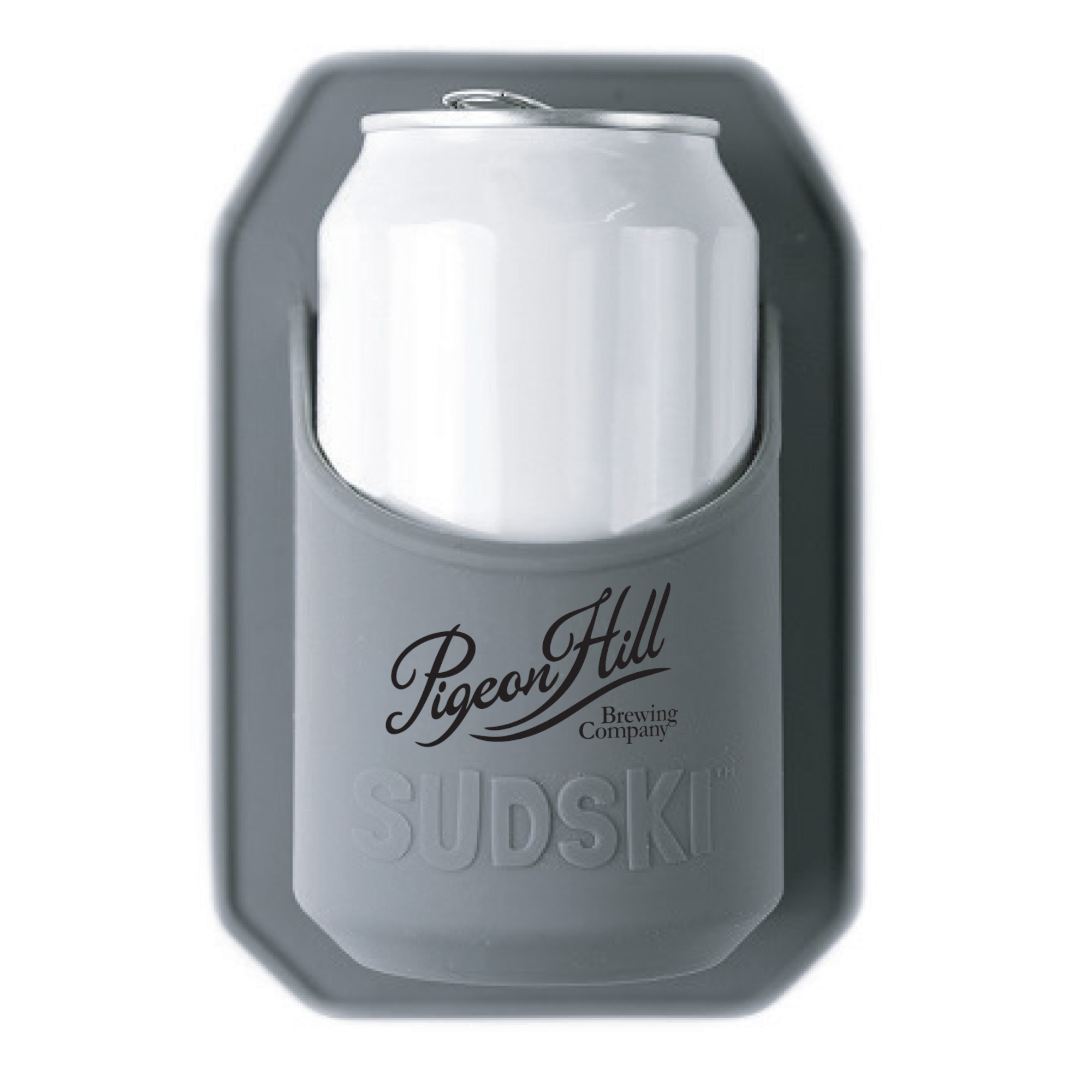 Sudski  30 watts Beer Can Holder Shower Caddy Silicone, Grey - image 2 of 3