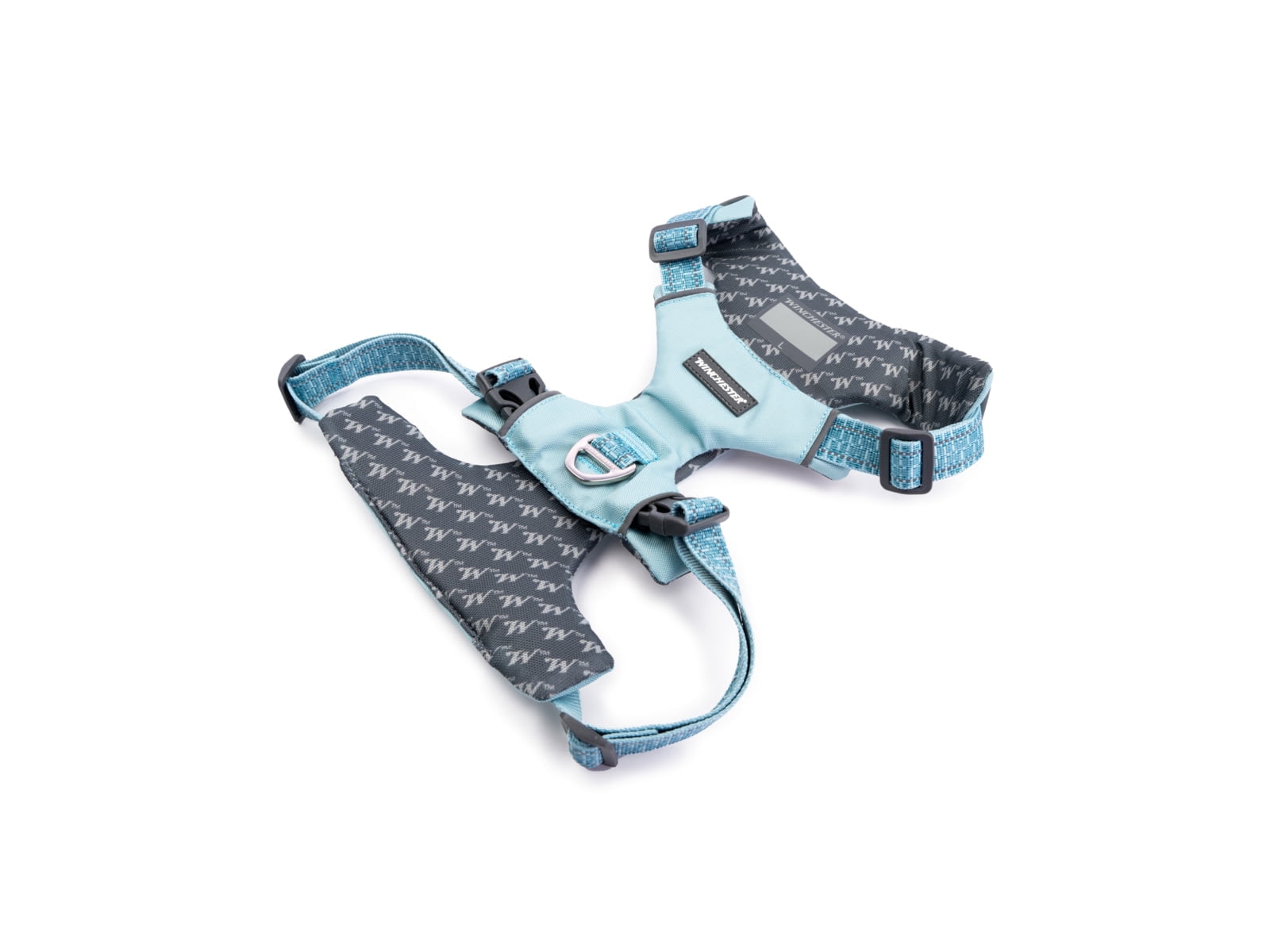 Winchester Pet Comfort-Fit No-Pull Padded Dog Harness, Aqua Haze, M