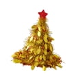 thumbnail image 3 of Sombrero para de Navidad Decorativo Adorno de Navidad Gorra Festiva para Decoración Sombrero con Lazo No Tejido Función Ornamentación Adecuado Oro, 3 of 8