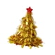 thumbnail image 3 of Sombrero de árbol de Navidad, decoración navideña, sombrero de copa decorativo y divertido para Navidad en invierno. Oro, 3 of 9