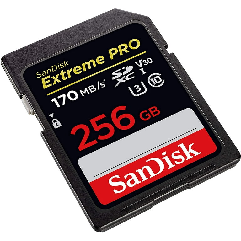 SanDisk Extreme Pro High Speed SDXC UHS-I Memory Card - 256GB
