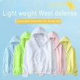 thumbnail image 4 of Women's UPF 50+ UV Sun Protection Clothing Zip Up Lightweight Hoodie Sun Shirt Hiking Outdoor Performance Jackets, 4 of 9