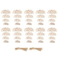 thumbnail image 2 of Christmas Cutouts, Unfinished Simple Retro 40 Pieces Christmas Hanging Sign  For Decoration, 2 of 8