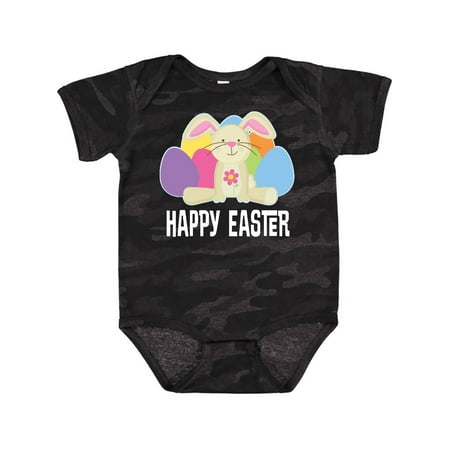 

Inktastic Happy Easter Bunny Holiday Eggs Gift Baby Girl Bodysuit