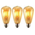 thumbnail image 1 of Paquete de 3 bombillas LED, retro, vintage, cálida, 4 W, E27, 1 of 4