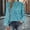 #11 Blue, variant on Long Sleeve Shirts for Women Loose Mock Neck Tops Dressy Pleated Front Blouses Back Button Lantern Sleeve Casual Fall Fashion Printed Sweatshirts Pullover