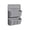 #06, variant on Wall Hanging Storage Bag,Multi-Pocket Canvas Wall Organizer for Over The Door | Bedroom Closet Tidying | Bathroom Bathing Tool Storage | Household Small Item Sorting for Kitchen,Gray